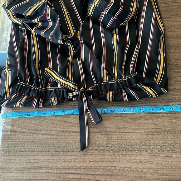 Oh, one piece jumper, striped front tie  size, small from hint of blush - Picture 5 of 8